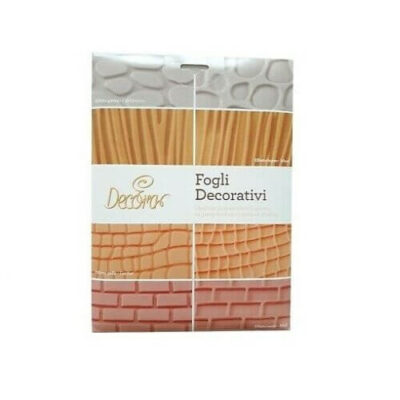 4 fogli decorativi effetto legno decora