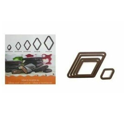 Taglia pasta mostacciolo in plastica a rombo