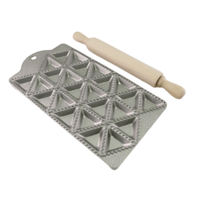 Raviolatore triangolare alluminio 24 posti