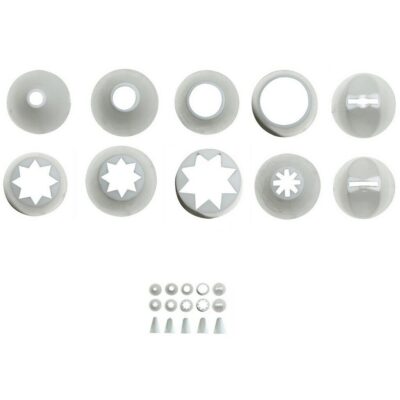 Set 10 beccucci in plastica per sac a poche