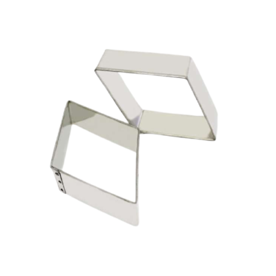 Tagliapasta mostacciolo in acciaio rombo