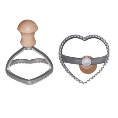 Stampo ravioli cuore piccolo 5,5 cm alluminio
