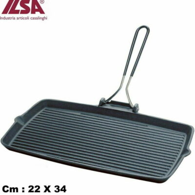 Bistecchiera in ghisa per induzione ilsa