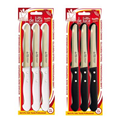 Set 6 coltelli chiodati de luca