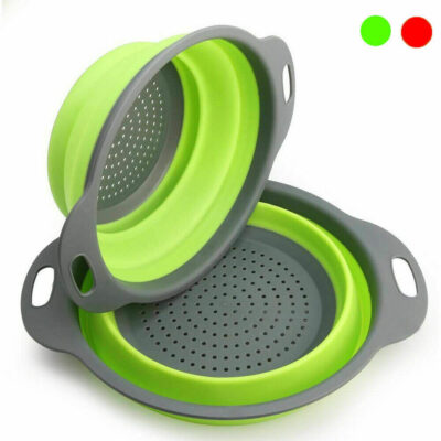 Scolapasta pieghevole in silicone