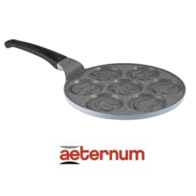 Padella in pietra lavica per pancake aeternum bialetti