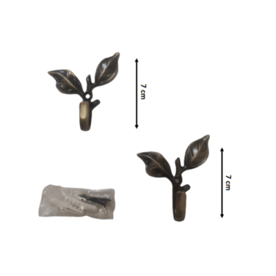 Bis appendini in ferro per strofinacci