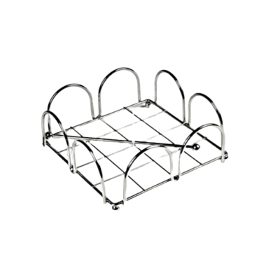 Porta tovaglioli quadrato in acciaio inox