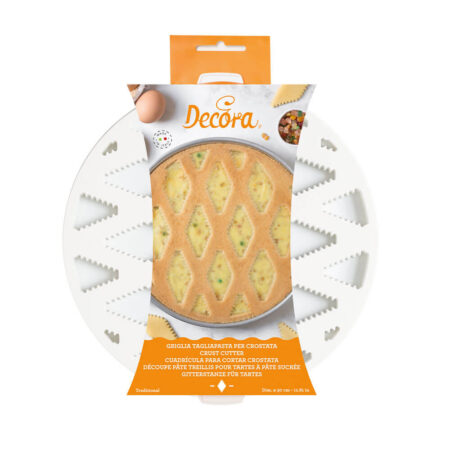 Griglia tagliapasta per crostata e pastiera decora