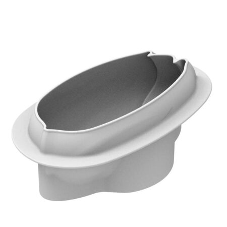 STAMPO IN SILICONE SILIKOMART a forma di PISTACCHIO 750 - SILICONE MOULD 190X94 H 73 MM + CUTTER