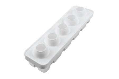 SILIKOMART STAMPO IN SILICONE A FORMA DI PERA E FICO 115, 60X55 H 76MM+ SUPPORTO IN PLASTICA
