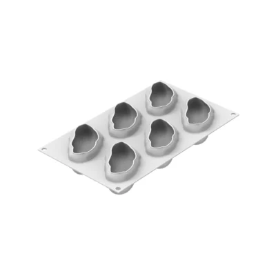 SILIKOMART 6 STAMPI IN SILICONE PISTACCHIO 120 99X56 H 40 MM + CUTTER