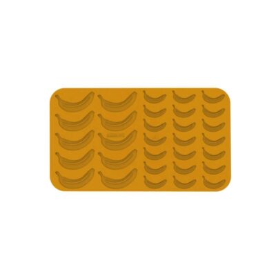 SILIKOMART STAMPO IN SILICONE a forma di BANANA - SILICONE MOULD N.10 103X52 H 2 MM - N.21 62X31 MM H 2 MM