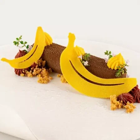 stampo in silicone per frutta realistica a forma di banana